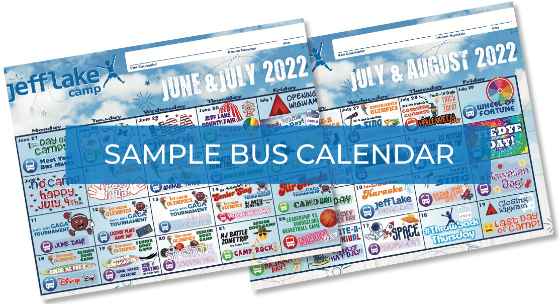 Bus Transportation Calendar